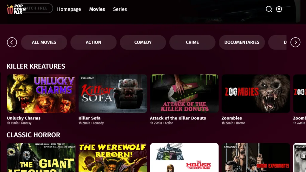 123Movies Alternatives – Popcornflix