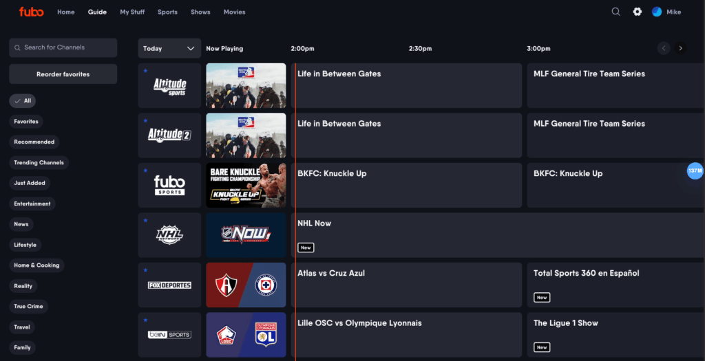 Best NBA Streaming Services - Fubo TV