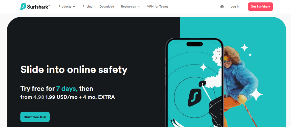 Streaming in Canada with Surfshark