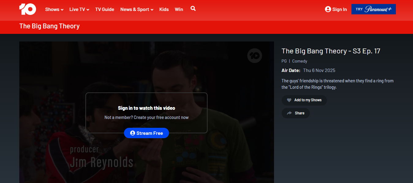 How to Watch The Big Bang Theory Online Worldwide TechGeer
