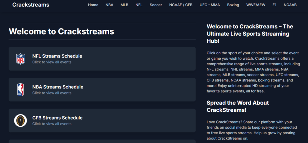 Best Free Sports Streaming Sites