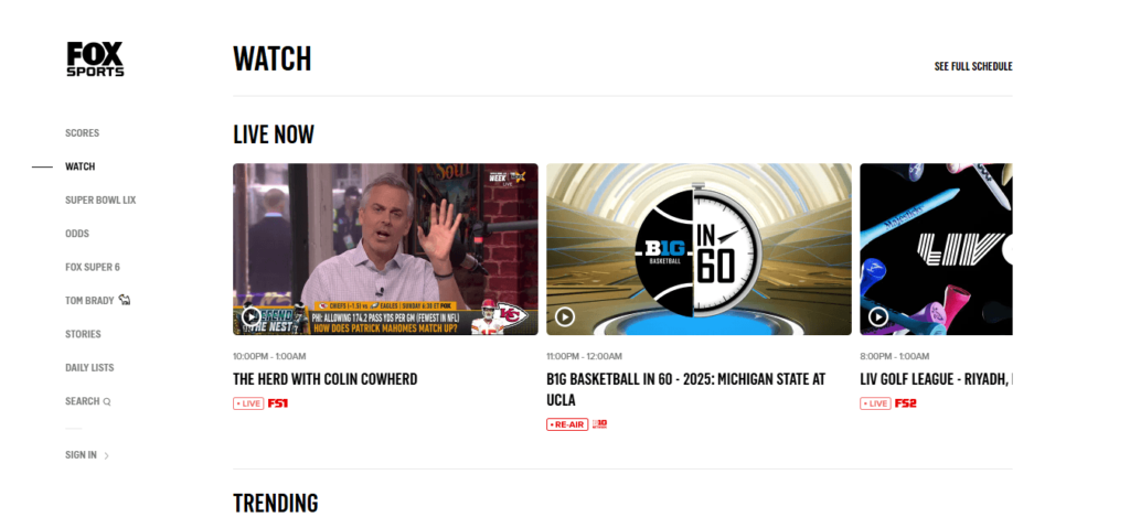 Best Free Sports Streaming Sites